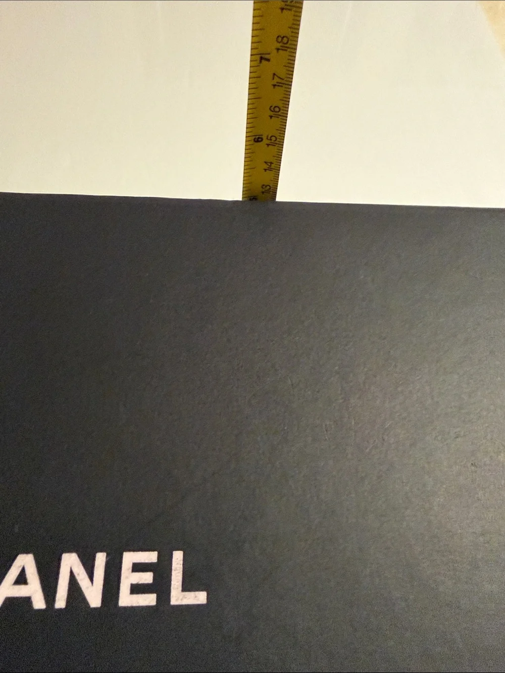 CHANEL Black Box with White Logo Size 13”X9”X5” EMPTY BOX